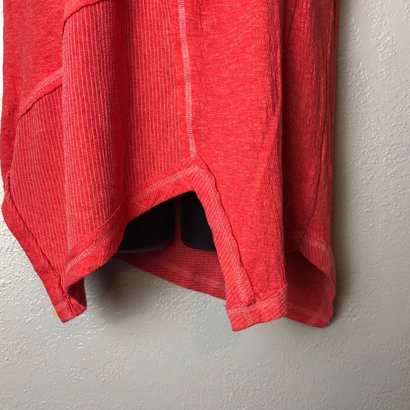 SEMISUE asymmetrical raw hem shirt blouse Sz Large - Picture 5 of 11